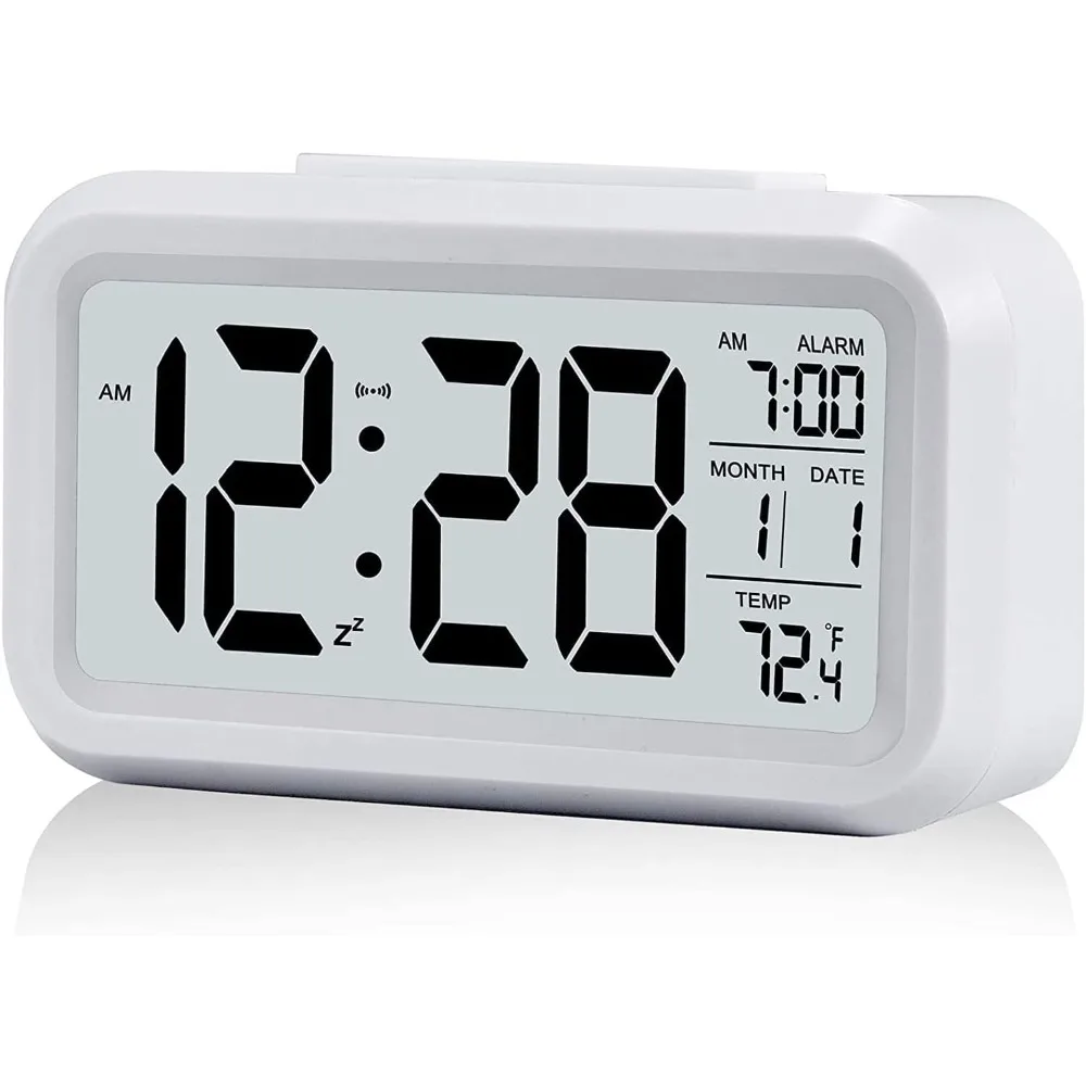 Office Tech Gadgets - Jam Alarm Digital Elektronik LED Lampu