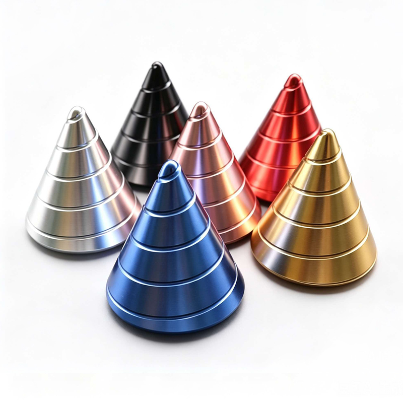 Cool Office Tech Gadgets - Spinner Ilusi Optik Kerucut Spiral, Mainan