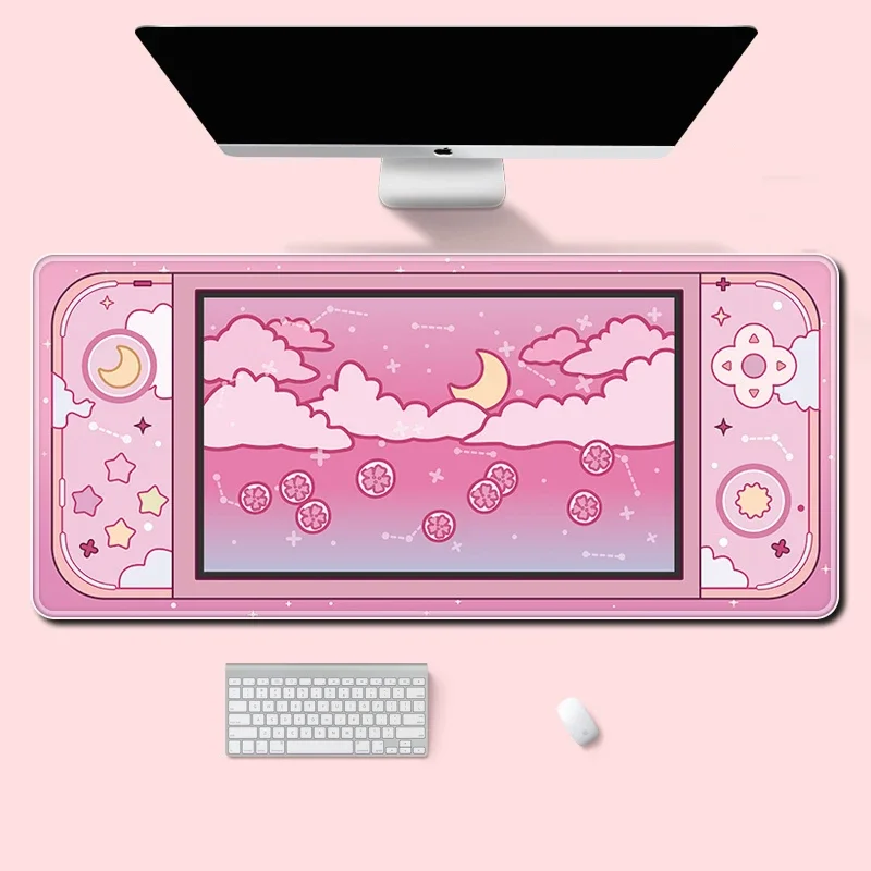 Office Desk Tech Accessories - Alas meja besar bulan dan bintang