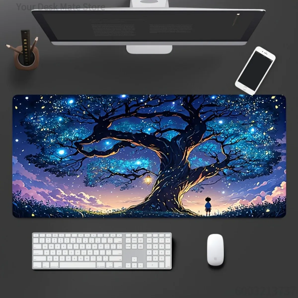 Office Tech Gifts - Alas Meja Gaming Karet Anti-selip Kualitas