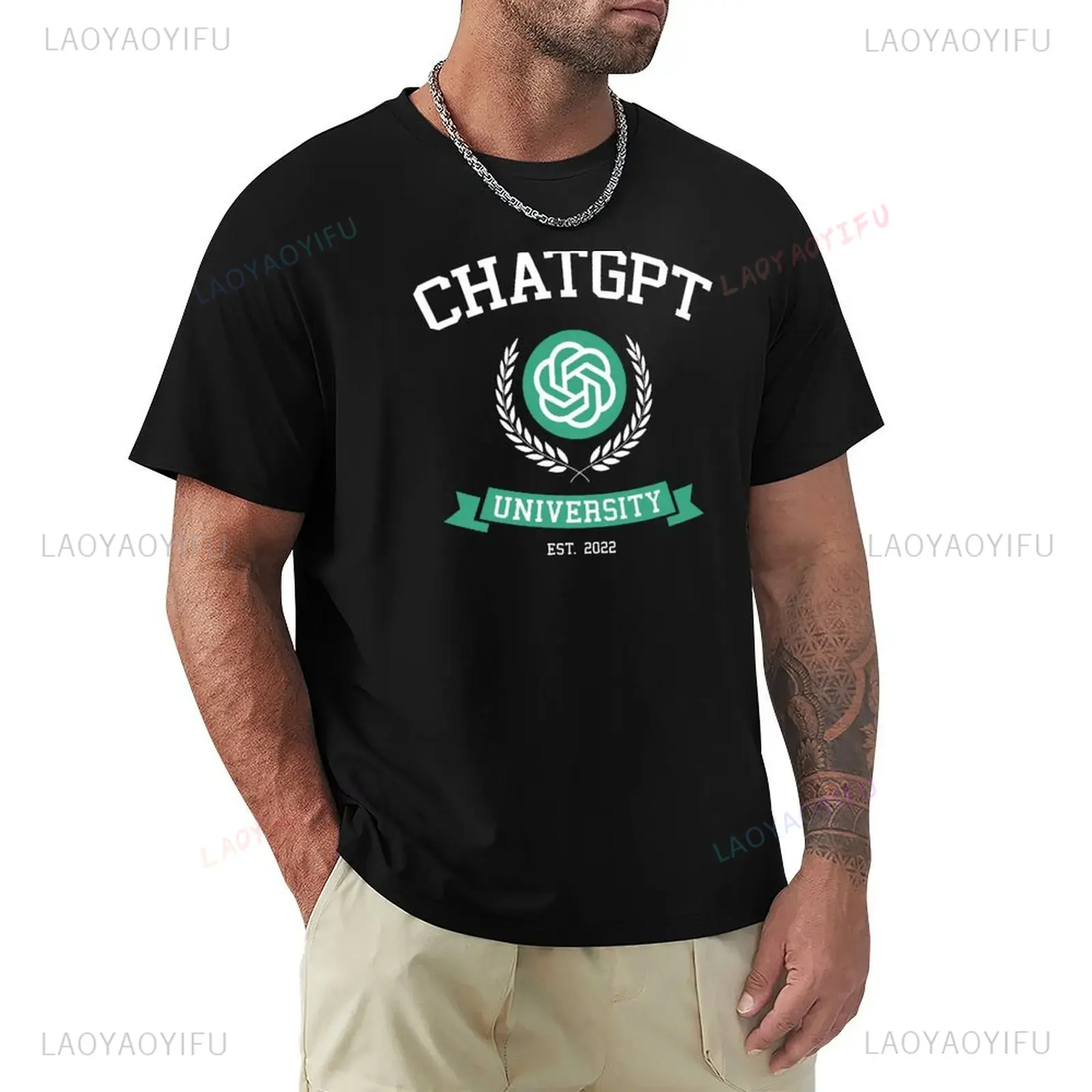 Office Tech Gifts - Kaos Unisex Lucu Terinspirasi ChatGPT, Hadiah