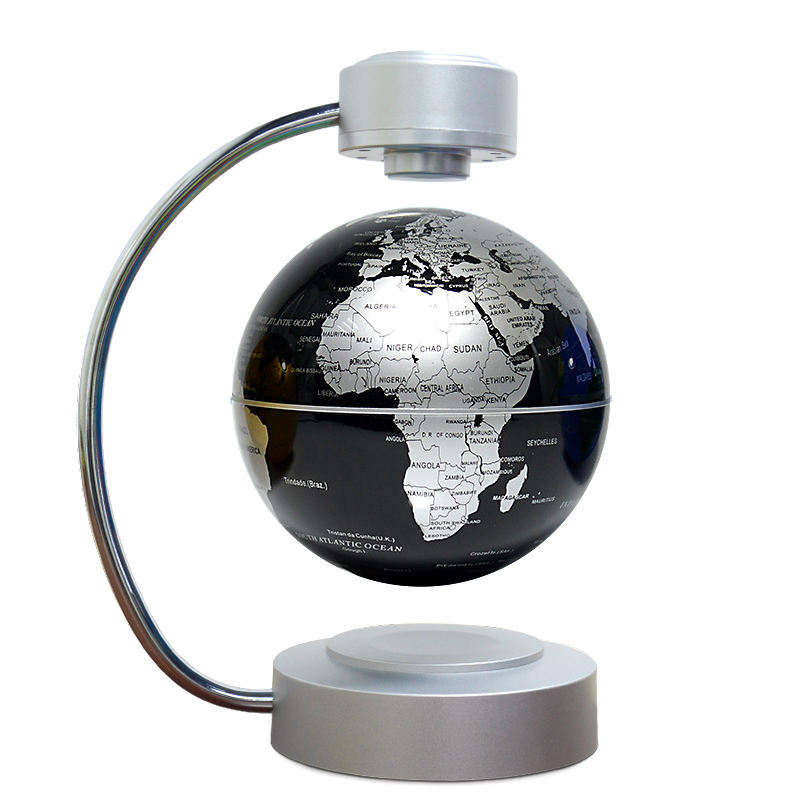 Office Tech Gifts - Globe Levitasi Magnetik dengan Lampu LED,