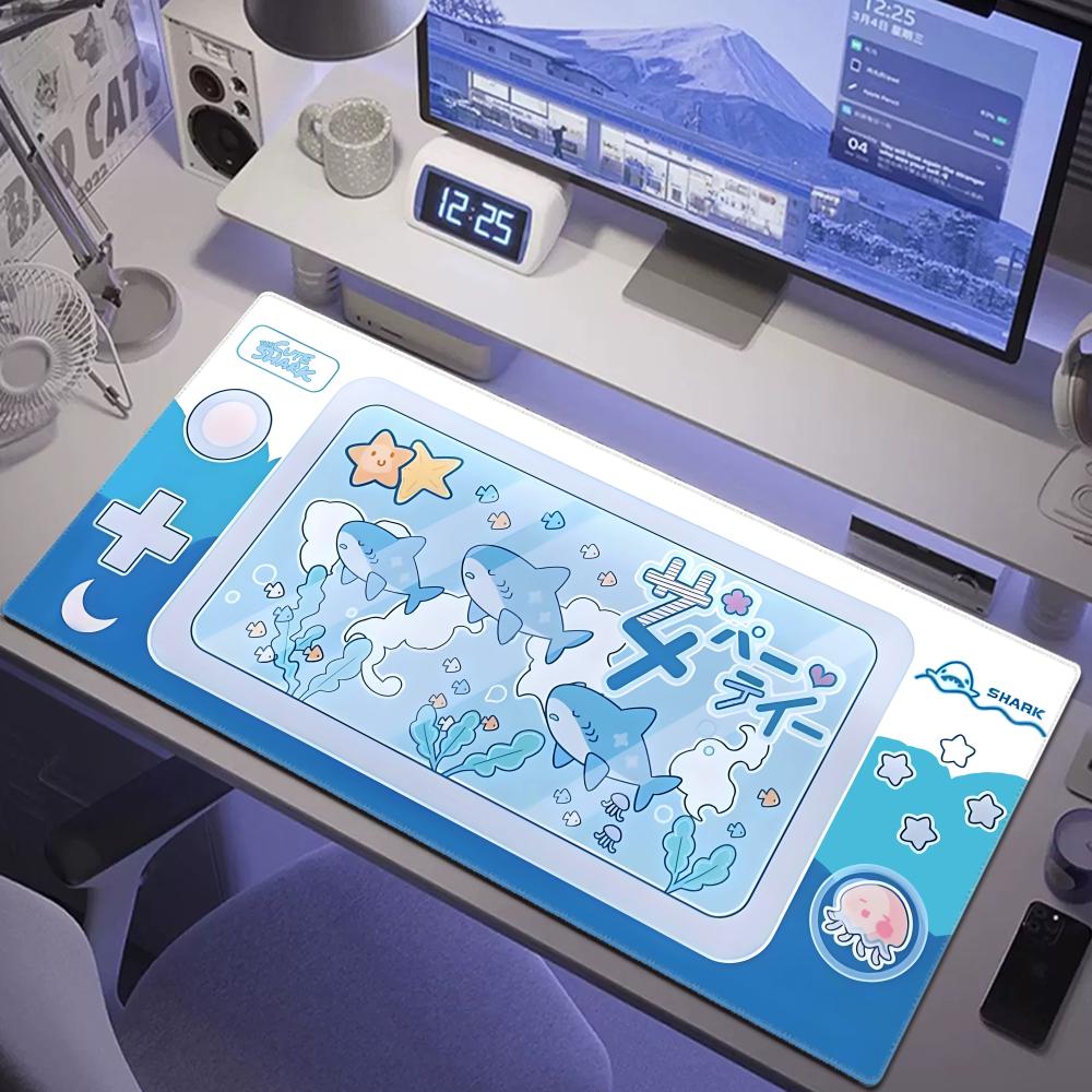 Office Desk Tech Accessories - Alas Mouse Pesta Hiu Lucu Alas