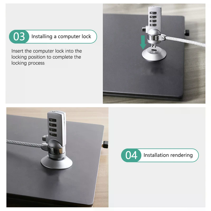 Kunci Pengaman Laptop Anti Mal - Pc Security Lock ulasan dan harga