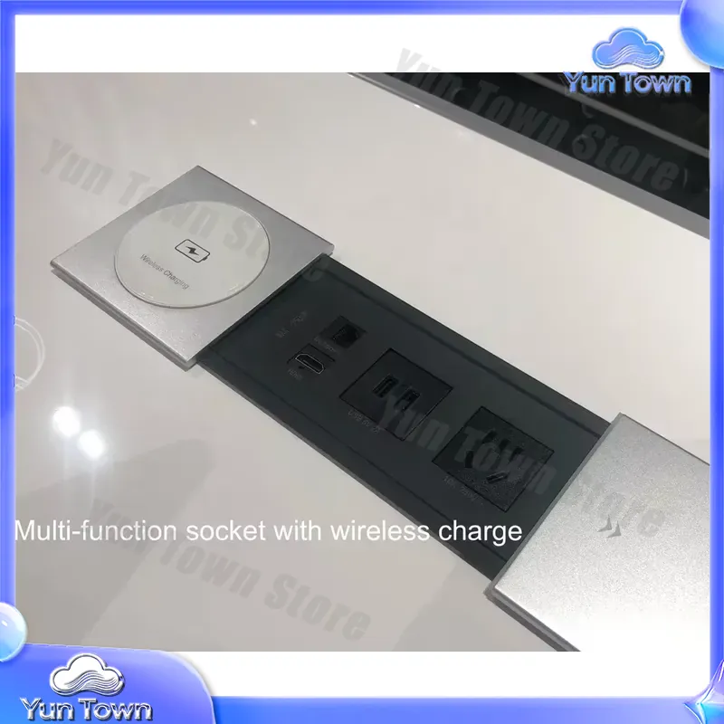 Meja Kerja CEO Wireless Chargi - Office Tech And Management ulasan dan harga