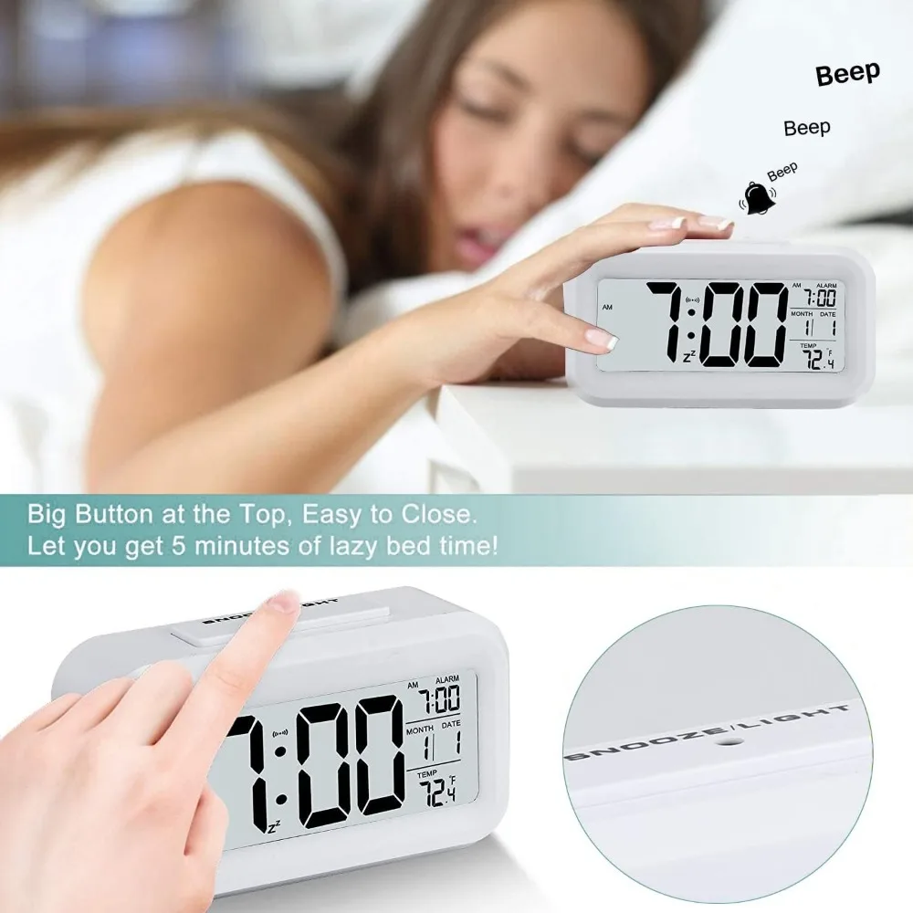 Jam Alarm Digital Elektronik L - Office Tech Gadgets ulasan dan harga
