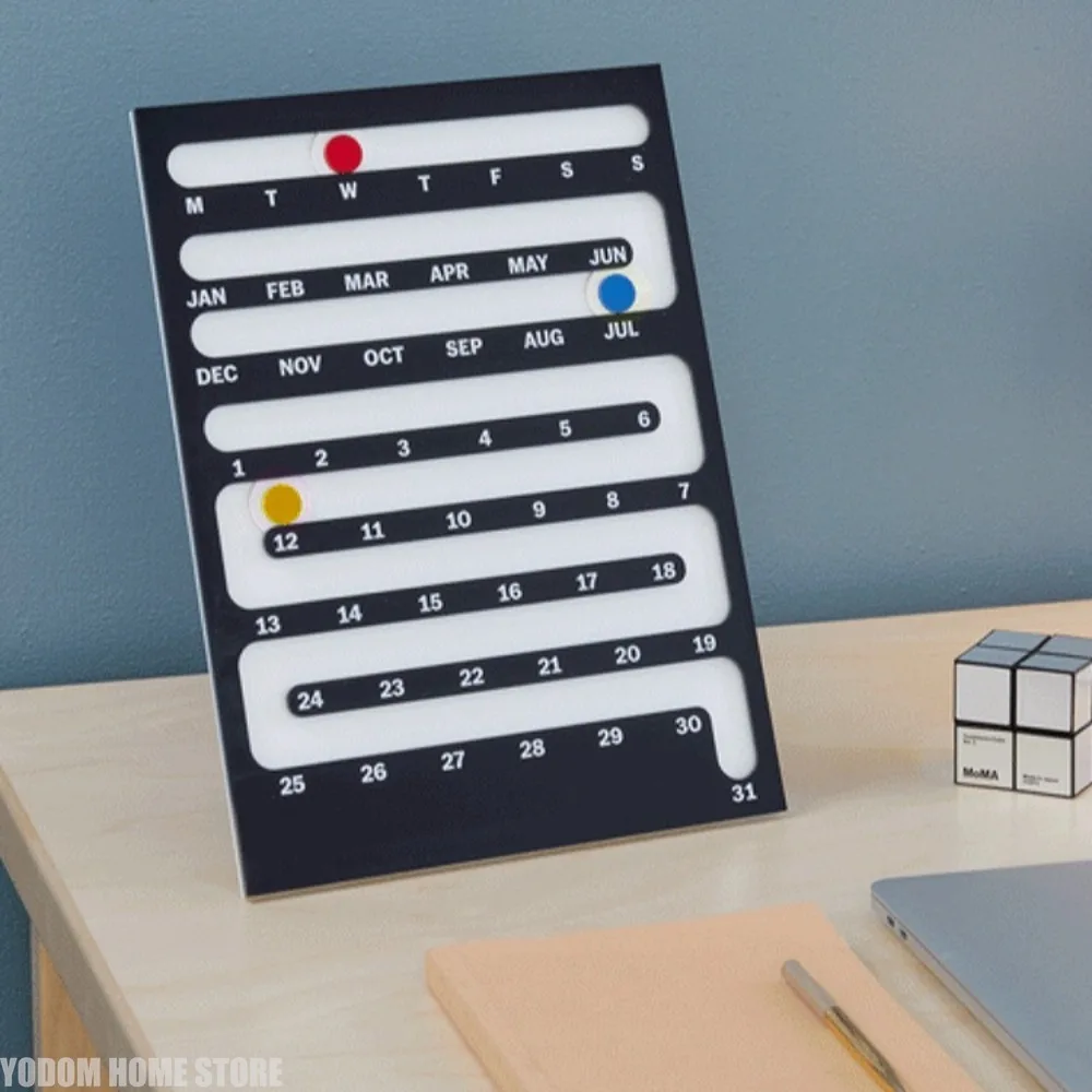 Kalender Abadi Akrilik Nordik  - Office Tech Gadgets ulasan dan harga