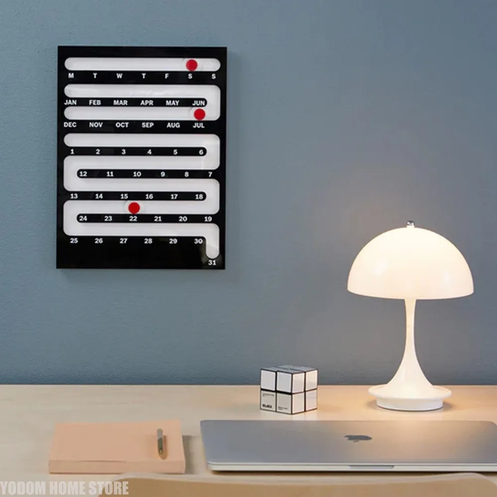 Kalender Abadi Akrilik Nordik  - Office Tech Gadgets ulasan dan harga