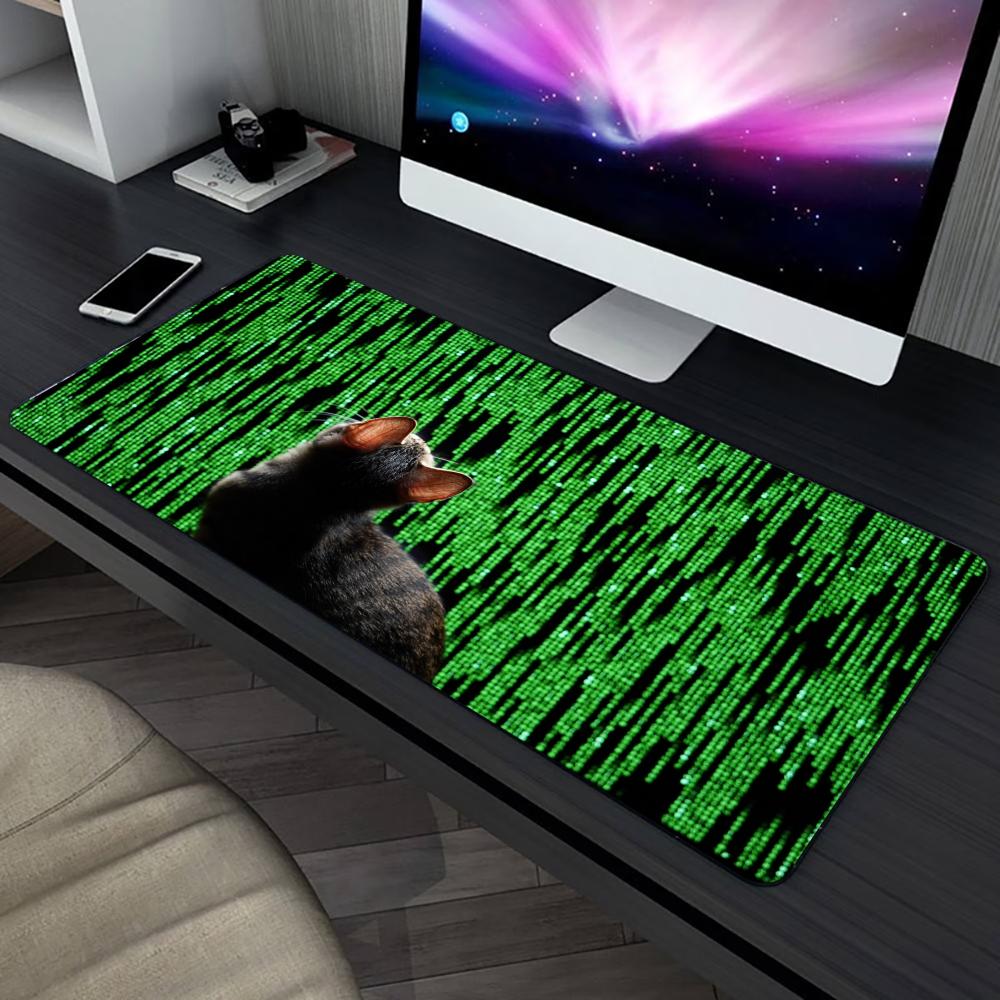 Tech Matrix Code Cat Art alas  - Office Desk Tech Accessories ulasan dan harga