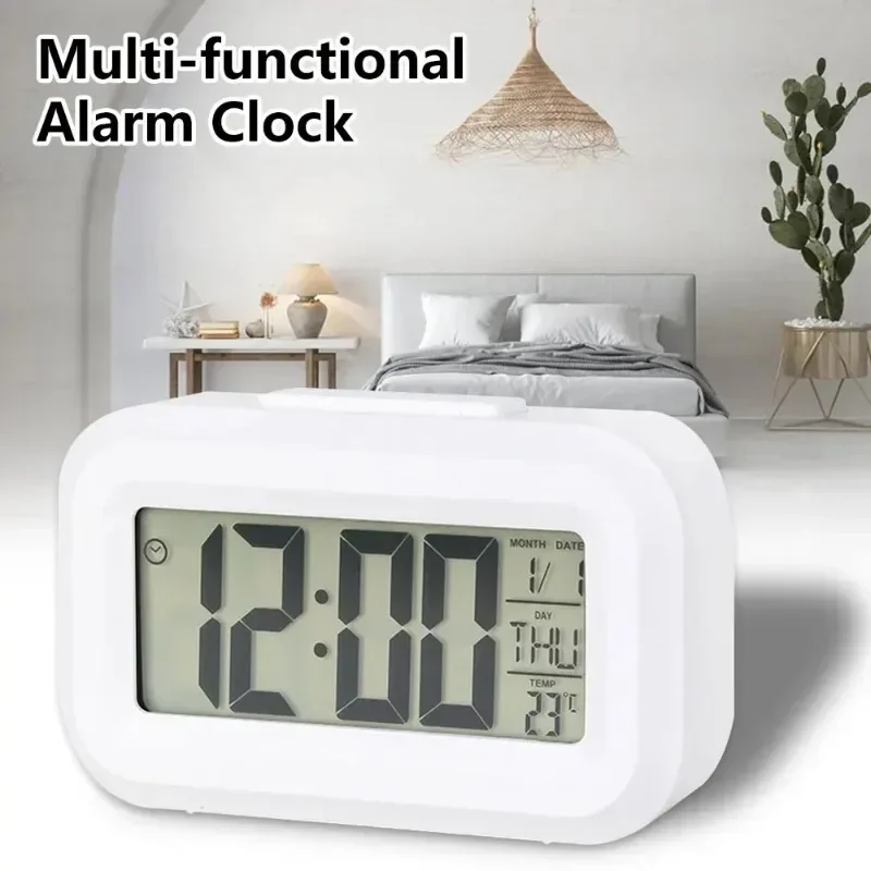 Jam Alarm Digital LED dengan L - Office Tech Gadgets ulasan dan harga