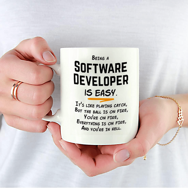 Mug Keramik 11oz dengan Humor  - Office Tech Gifts ulasan dan harga