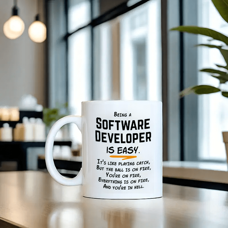 Mug Keramik 11oz dengan Humor  - Office Tech Gifts ulasan dan harga