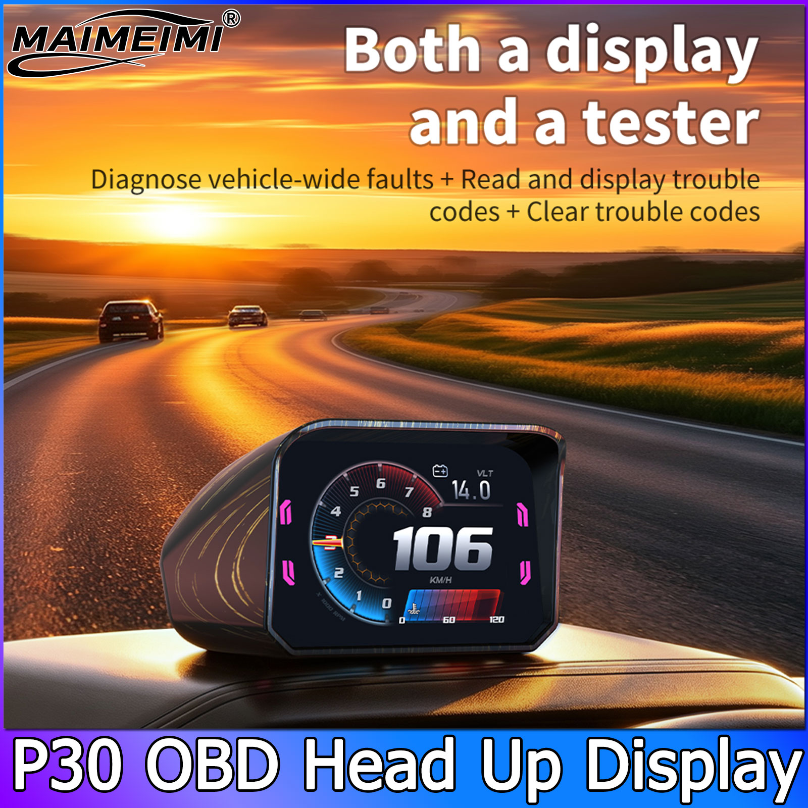 Speedometer P30, Pengukur RPM, - Pc Security Lock ulasan dan harga