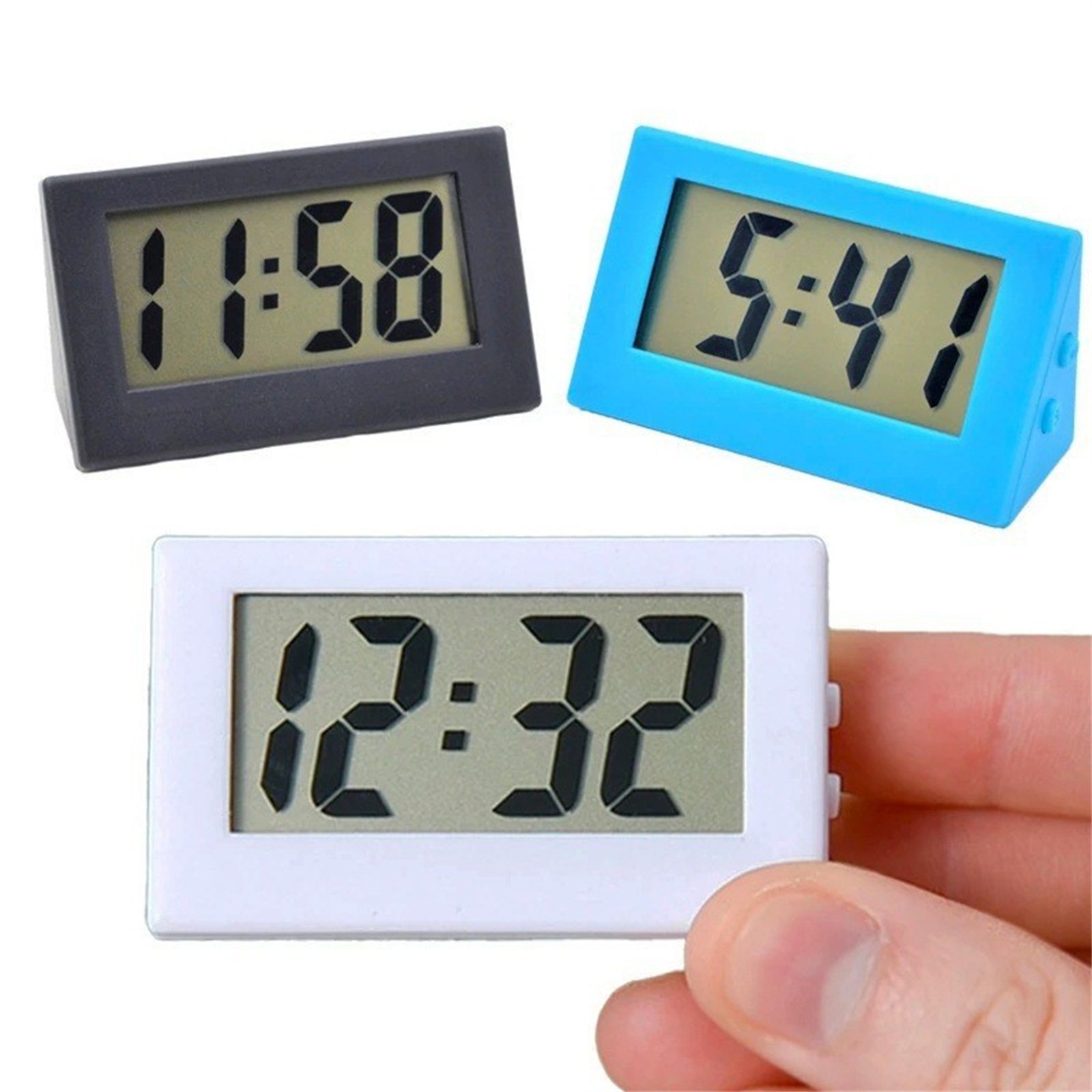 Jam LED Mini, layar Digital el - Office Tech Gadgets ulasan dan harga