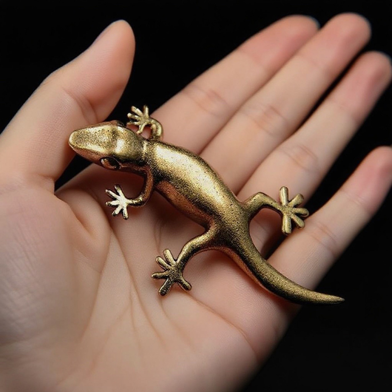 Patung Kadal Gecko Retro Perun - Office Tech Gadgets ulasan dan harga