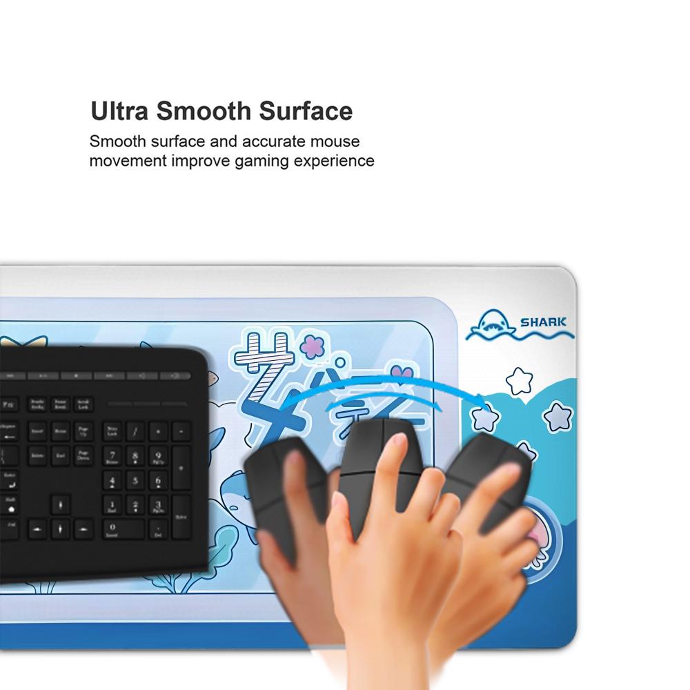 Alas Mouse Pesta Hiu Lucu Alas - Office Desk Tech Accessories ulasan dan harga